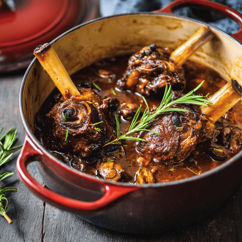 Lamb Shank with Rosemary